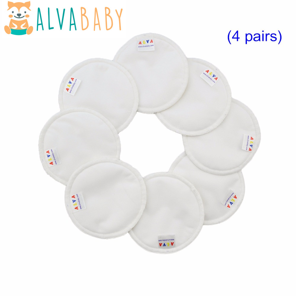 Baby Food Pouches Reusable - (8 pçs/lote) Alvababy Almofada de Enfermagem