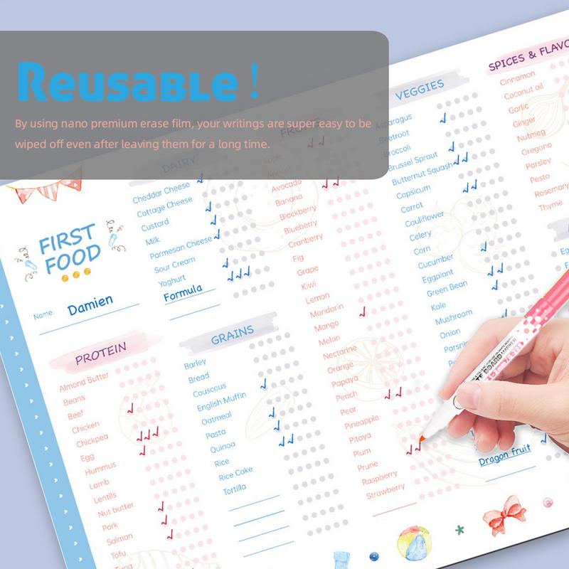 Baby Food Checklist - Lista de verificação de primeiros alimentos
