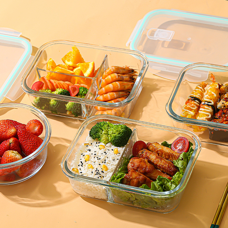 Baby Food Containers Glass - Caixa de Vidro para Conservação de