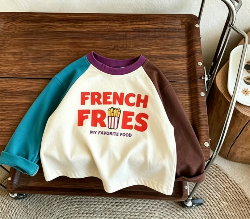 Baby Food Intake - Camisetas de Manga Longa para Meninos