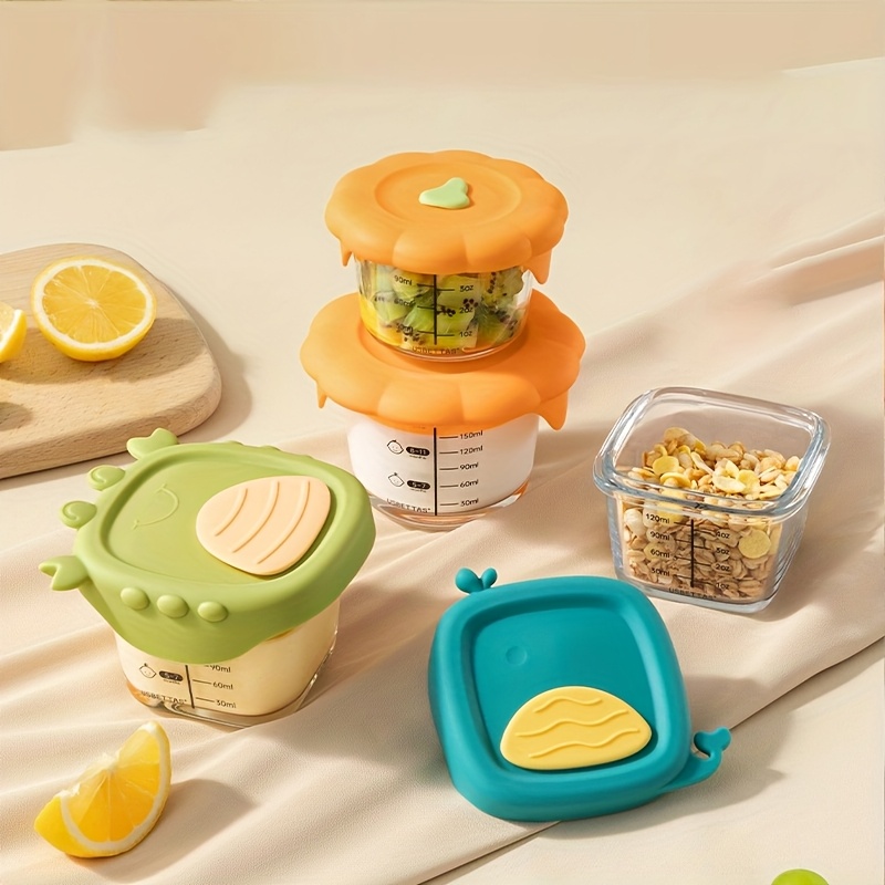 Baby Food Containers Glass - Recipiente de vidro para comida de