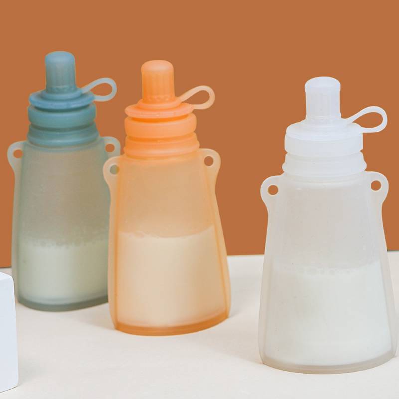 Baby Food Containers Glass - Saco Portátil para Armazenamento de Leite