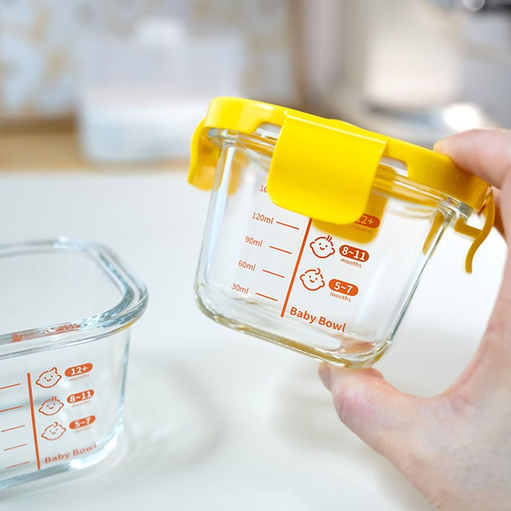 Baby Food Containers Glass - Novo 170ml caixa de armazenamento de