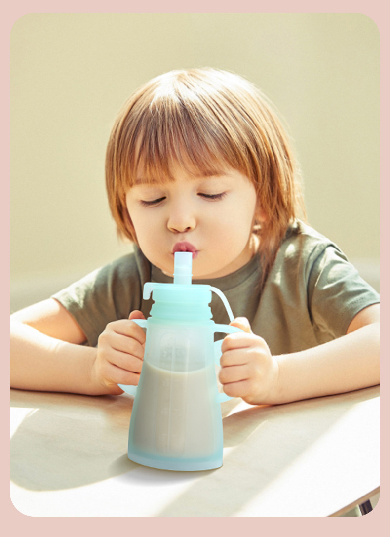 Baby Food Pouches Reusable - Novo Saco de Armazenamento de Leite