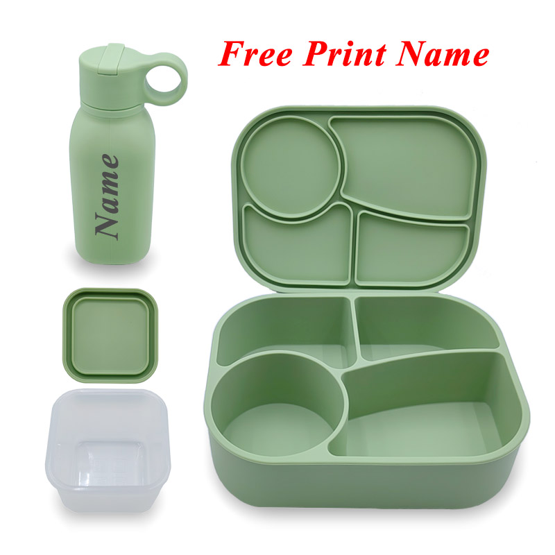 Baby Food Hero - Nome personalizado silicone almoço bento caixa