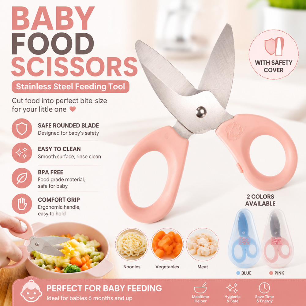 Baby Kitchen Food - Tesoura para Alimentos de Bebê em