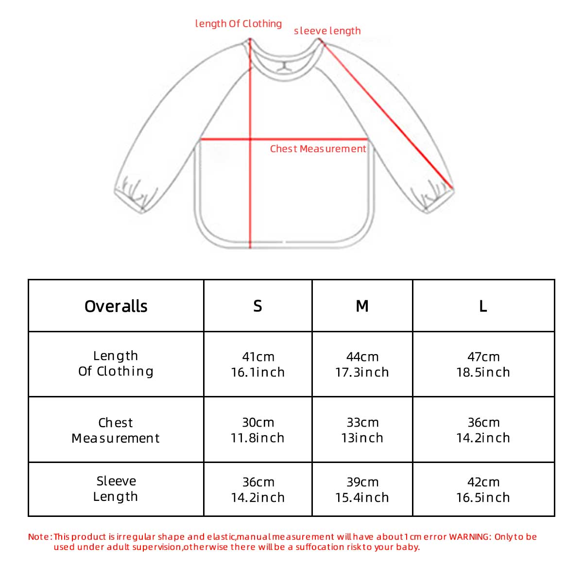 Babadores pu de manga comprida - Bib Long Sleeve avaliação e preço