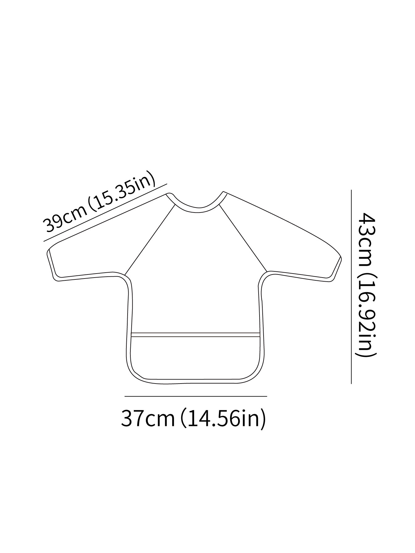1 pc babadores de bebê à prova - Bib Long Sleeve avaliação e preço