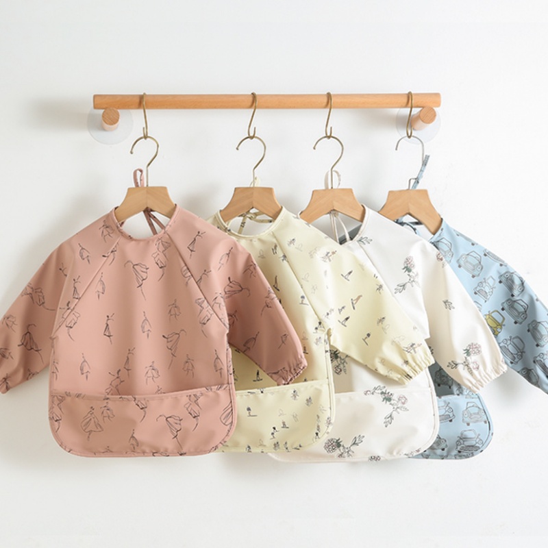 Babador reversível PU de manga - Bib Long Sleeve avaliação e preço
