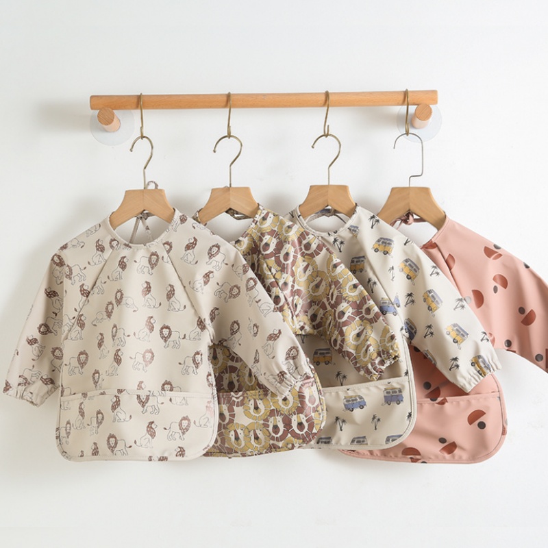 Babador reversível PU de manga - Bib Long Sleeve avaliação e preço