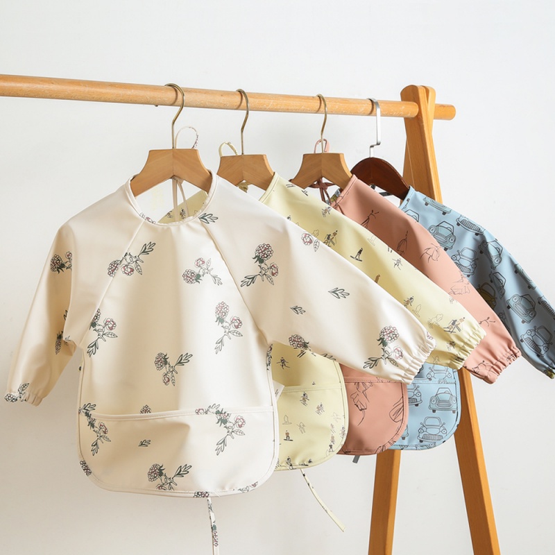Babador reversível PU de manga - Bib Long Sleeve avaliação e preço