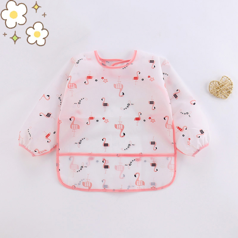 Babador de desenho animado de  - Bib Long Sleeve avaliação e preço