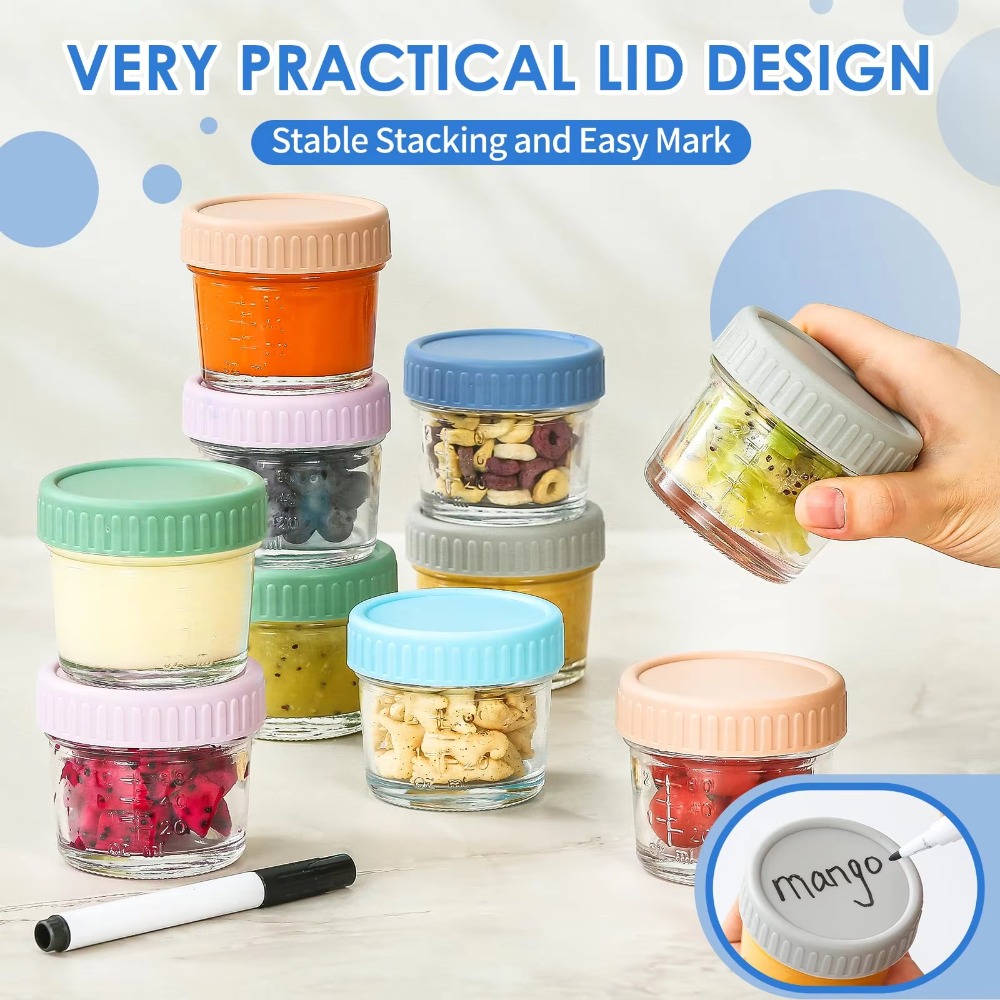 Frasco de vidro para comida de - Baby Food Containers Glass avaliação e preço