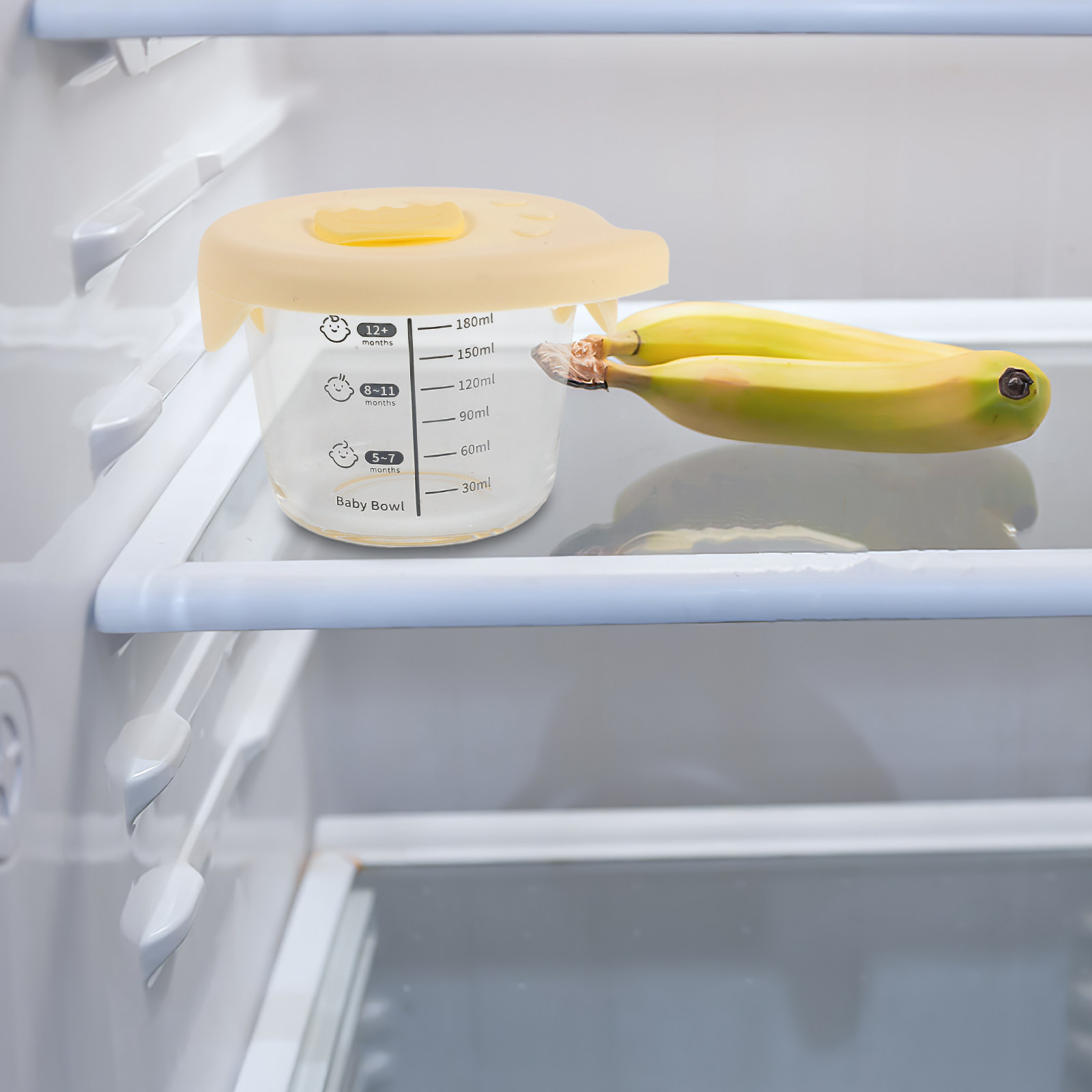 2 Peças de Potes de Vidro para - Baby Food Containers Glass avaliação e preço