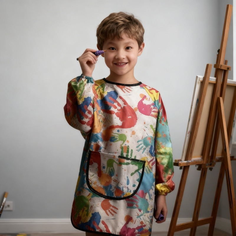 Avental de Arte Impermeável pa - Bib Long Sleeve avaliação e preço