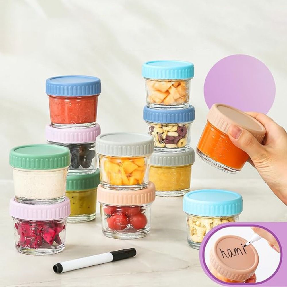Frasco de vidro para comida de - Baby Food Containers Glass avaliação e preço