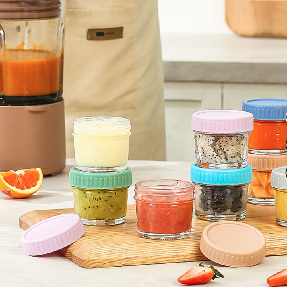Jarra de vidro multiuso para c - Baby Food Containers Glass avaliação e preço