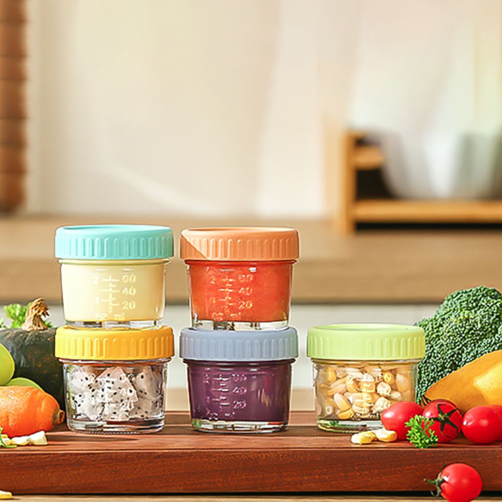 Jarra de vidro para comida de  - Baby Food Containers Glass avaliação e preço