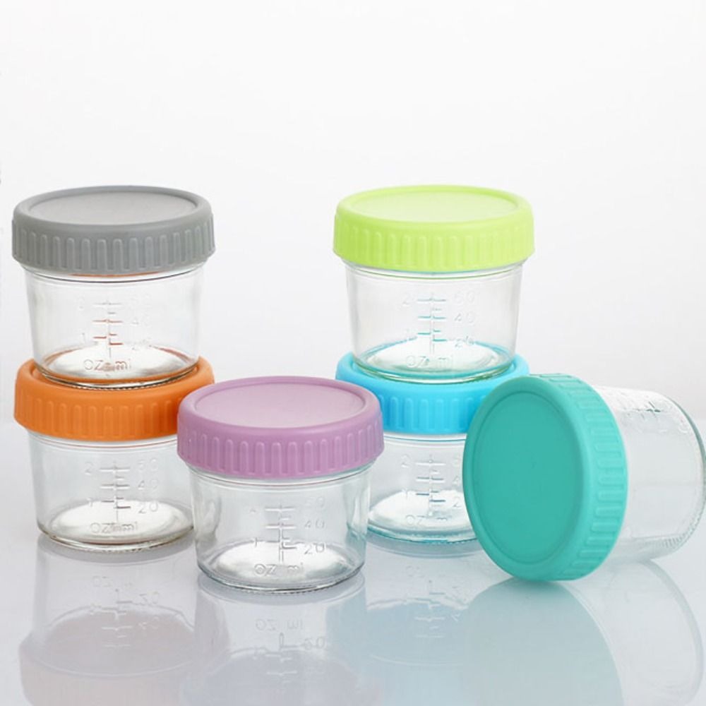 Conjunto de 6 Potes de Vidro R - Baby Food Containers Glass avaliação e preço