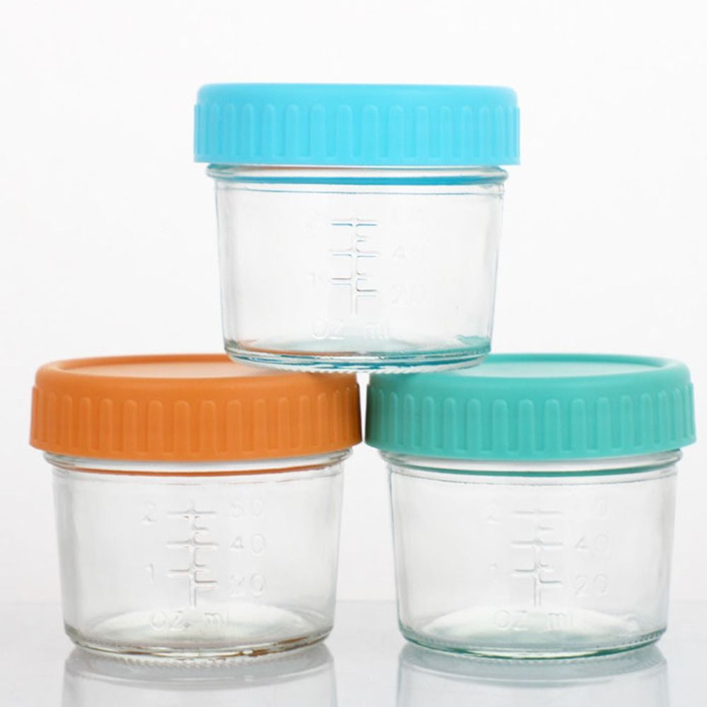 Conjunto de 6 Frascos de Vidro - Baby Food Containers Glass avaliação e preço