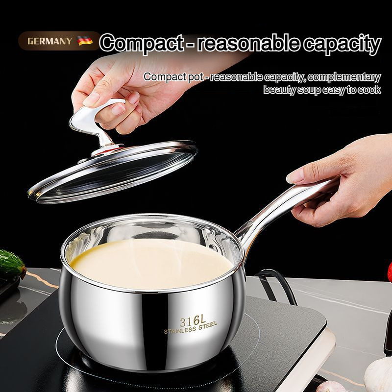 Panela de sopa pequena de aço  - Baby Food Instant avaliação e preço