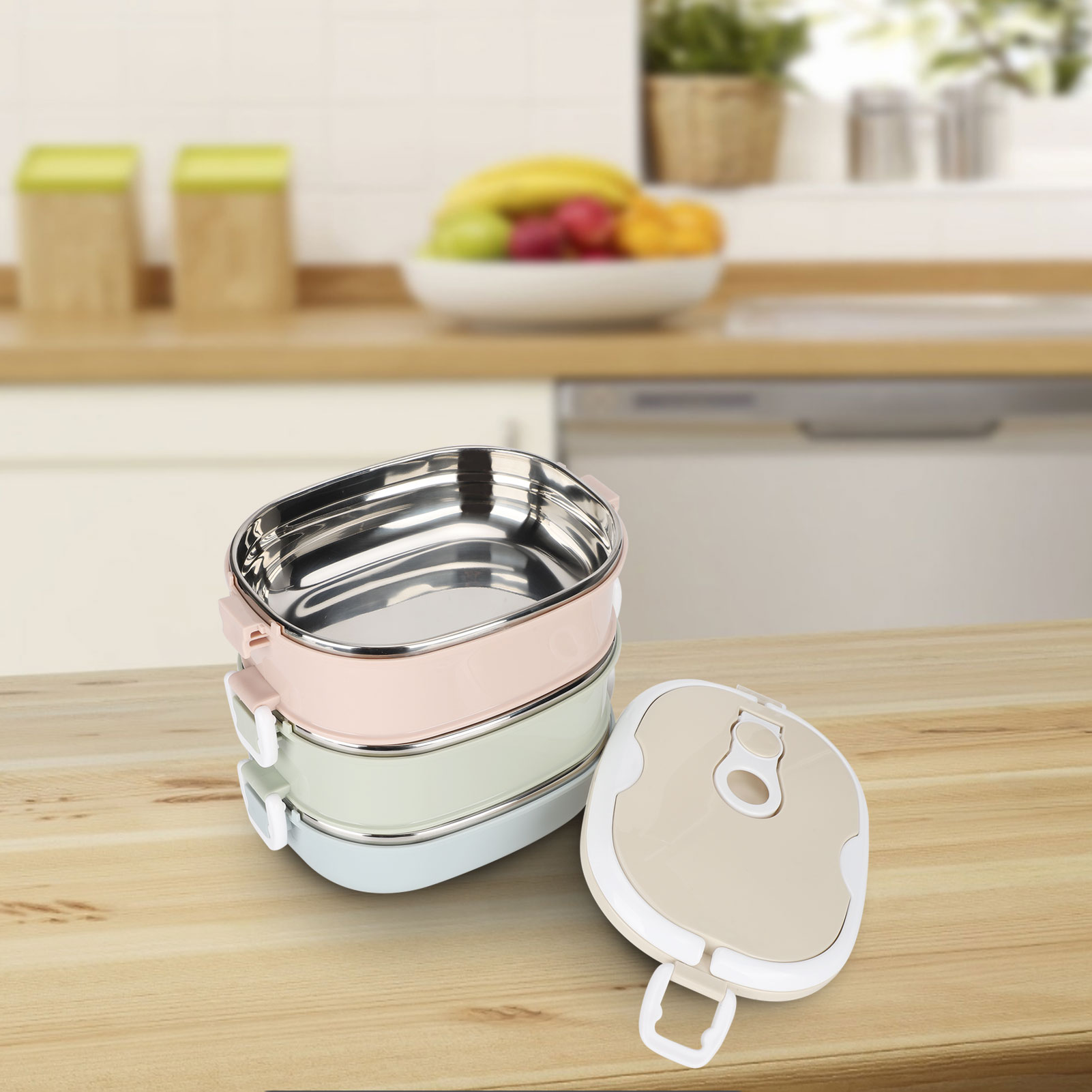 Lancheira portátil de aço inox - Baby Kitchen Food avaliação e preço