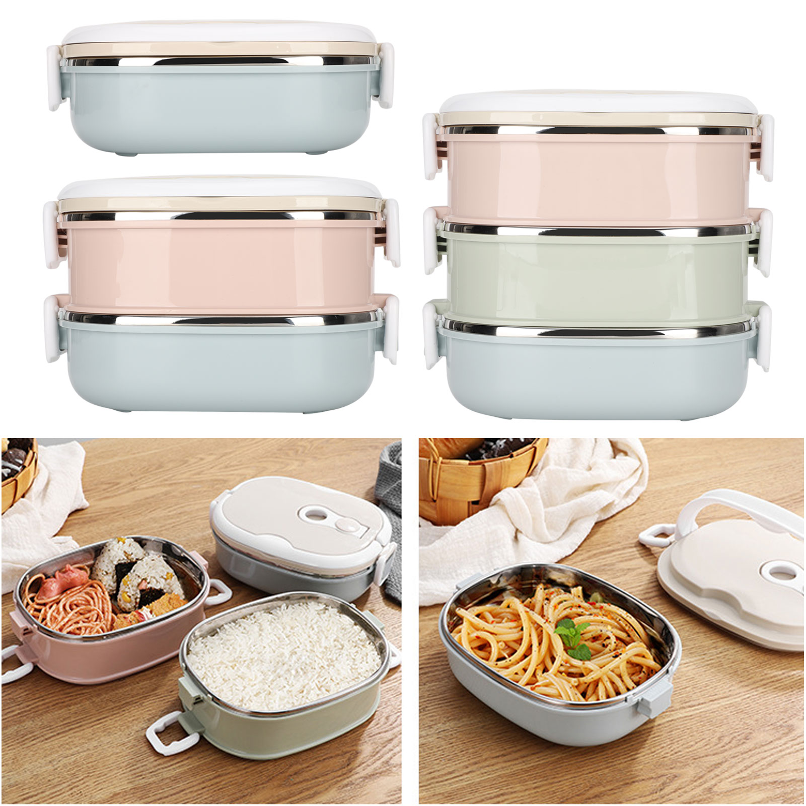 Lancheira portátil de aço inox - Baby Kitchen Food avaliação e preço