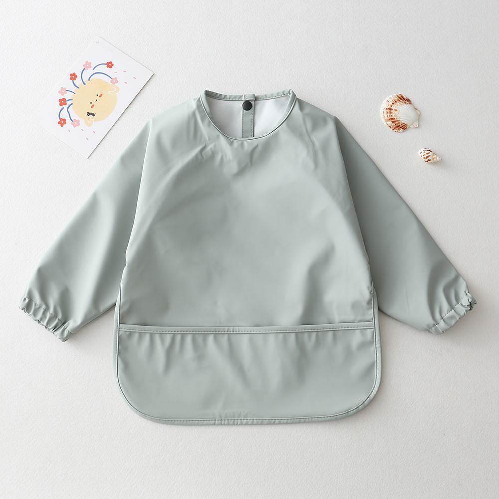 Babadores de alimentação de be - Bib Long Sleeve avaliação e preço
