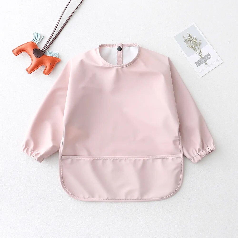 Babadores de alimentação de be - Bib Long Sleeve avaliação e preço
