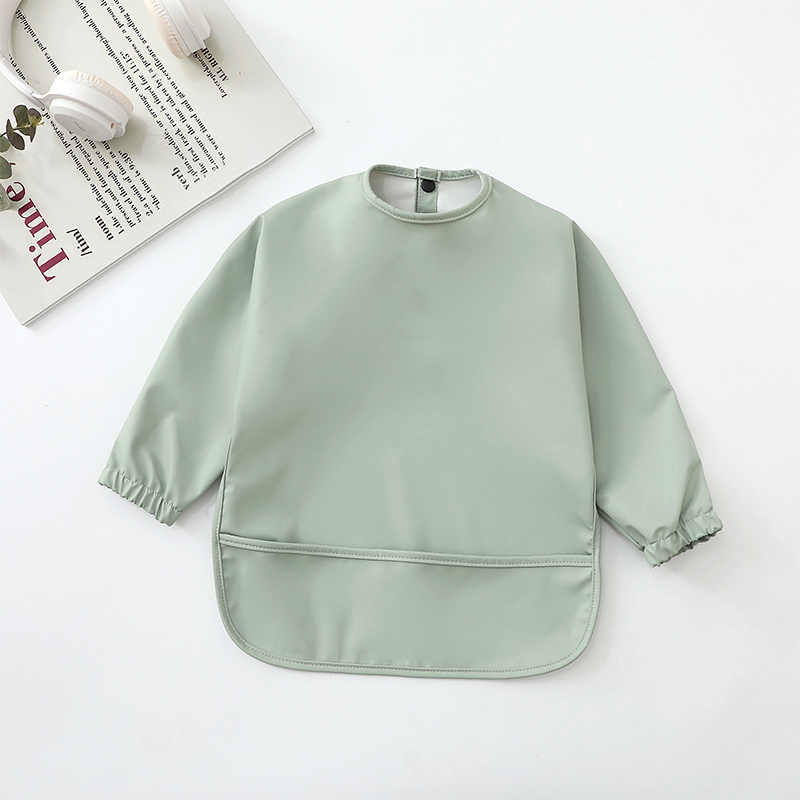 Babadores para bebês, pano par - Bib Long Sleeve avaliação e preço