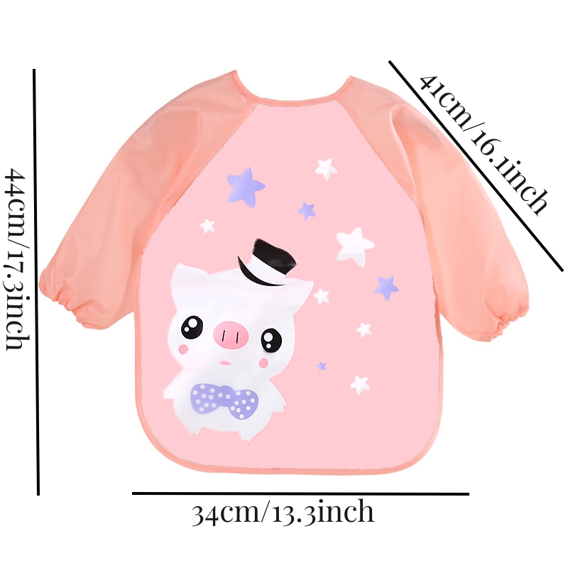 Babadores de bebê de manga lon - Bib Long Sleeve avaliação e preço