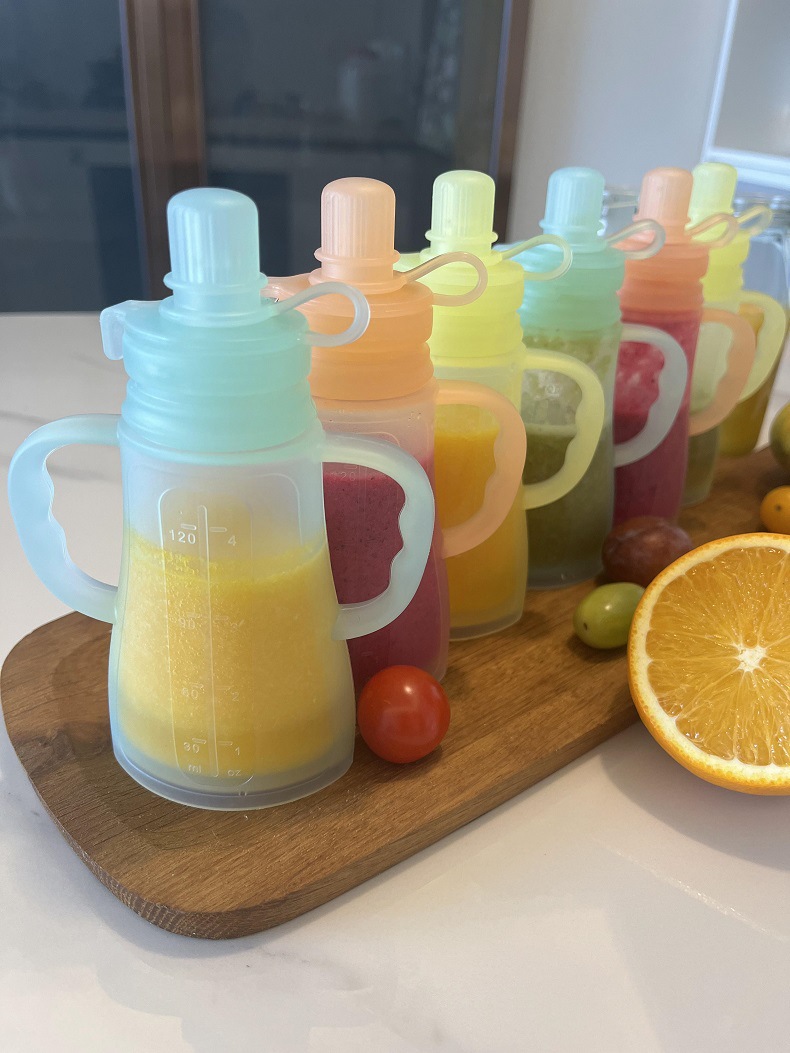 Novo Saco de Armazenamento de  - Baby Food Pouches Reusable avaliação e preço