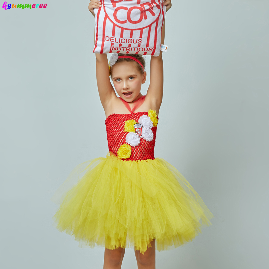 Vestido Tutu de Pipoca Chique  - Baby Food Intake avaliação e preço