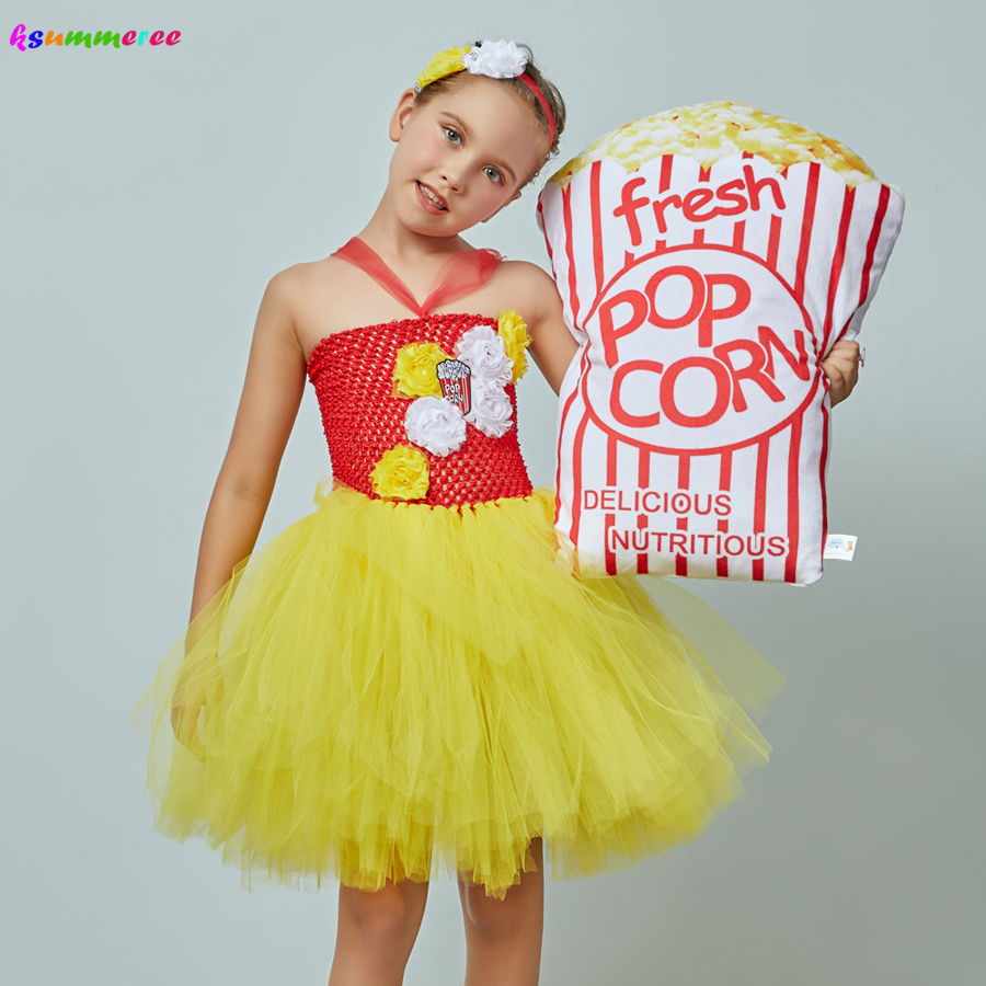 Vestido Tutu de Pipoca Chique  - Baby Food Intake avaliação e preço