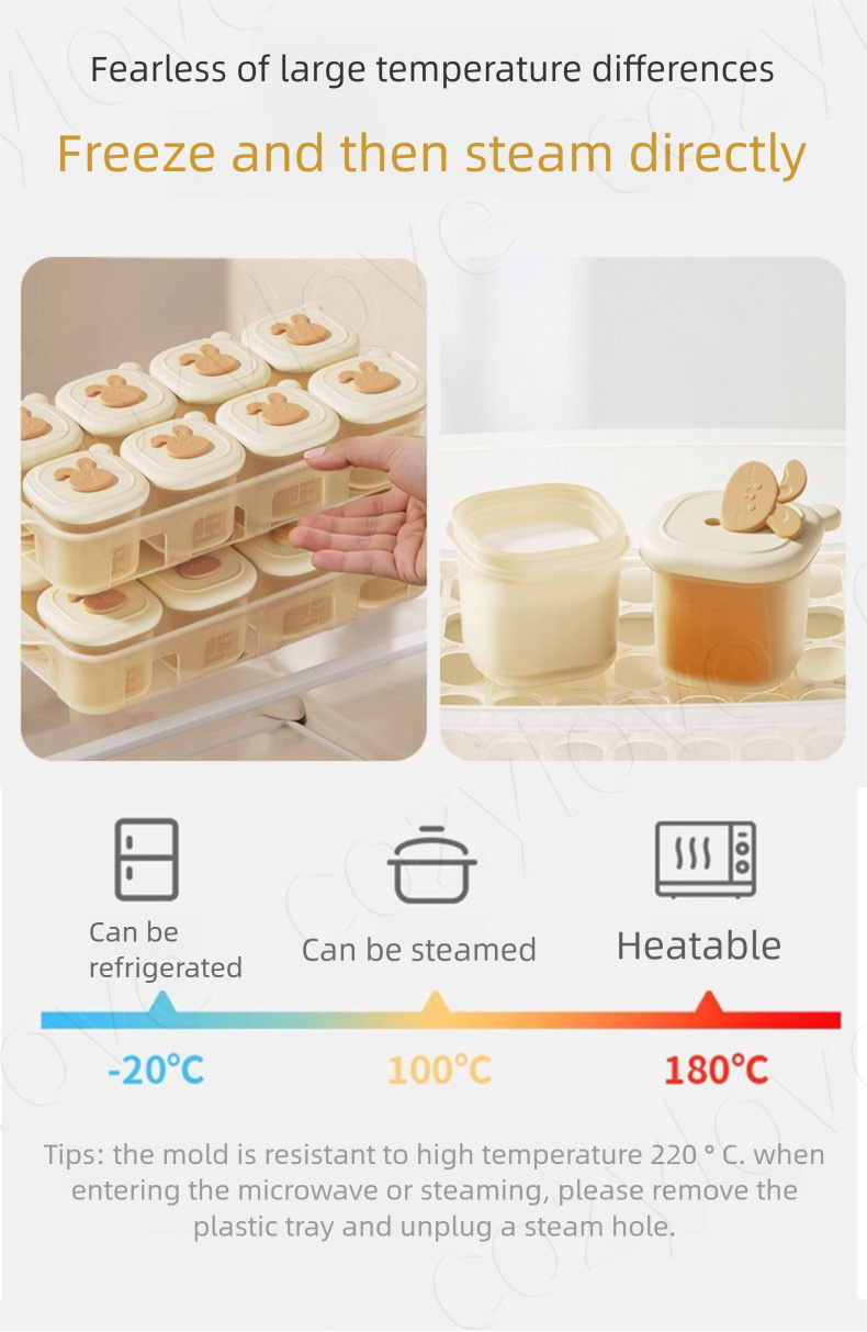 Bandejas Portáteis para Congel - Baby Food Hero avaliação e preço
