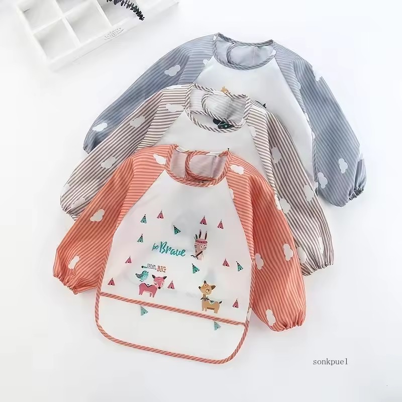 1-5 Peças Babadores de Manga C - Bib Long Sleeve avaliação e preço