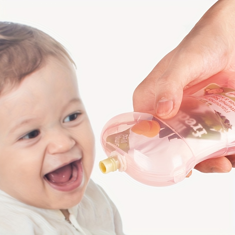 Bolsa para alimentos à prova d - Baby Food Pouches Reusable avaliação e preço