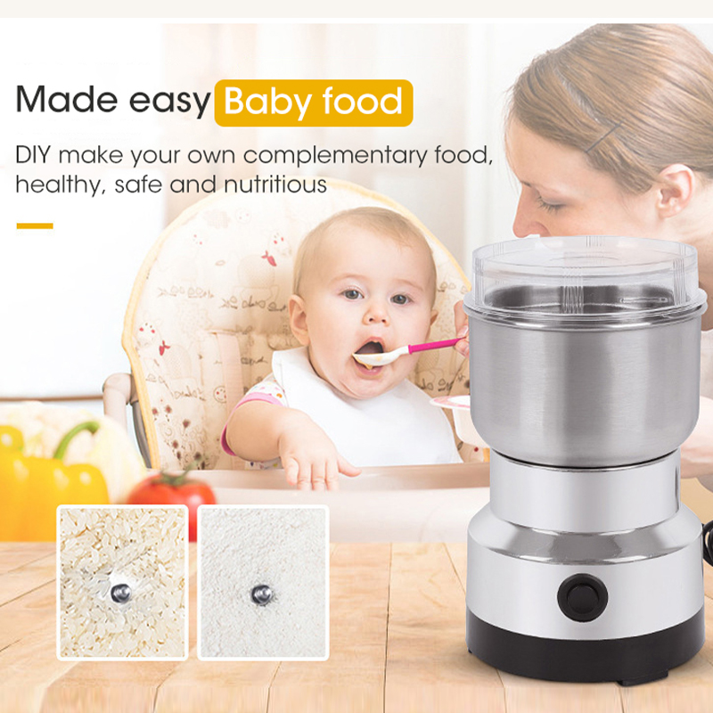 Mini moedor elétrico 4 lâminas - Baby Food Masher avaliação e preço