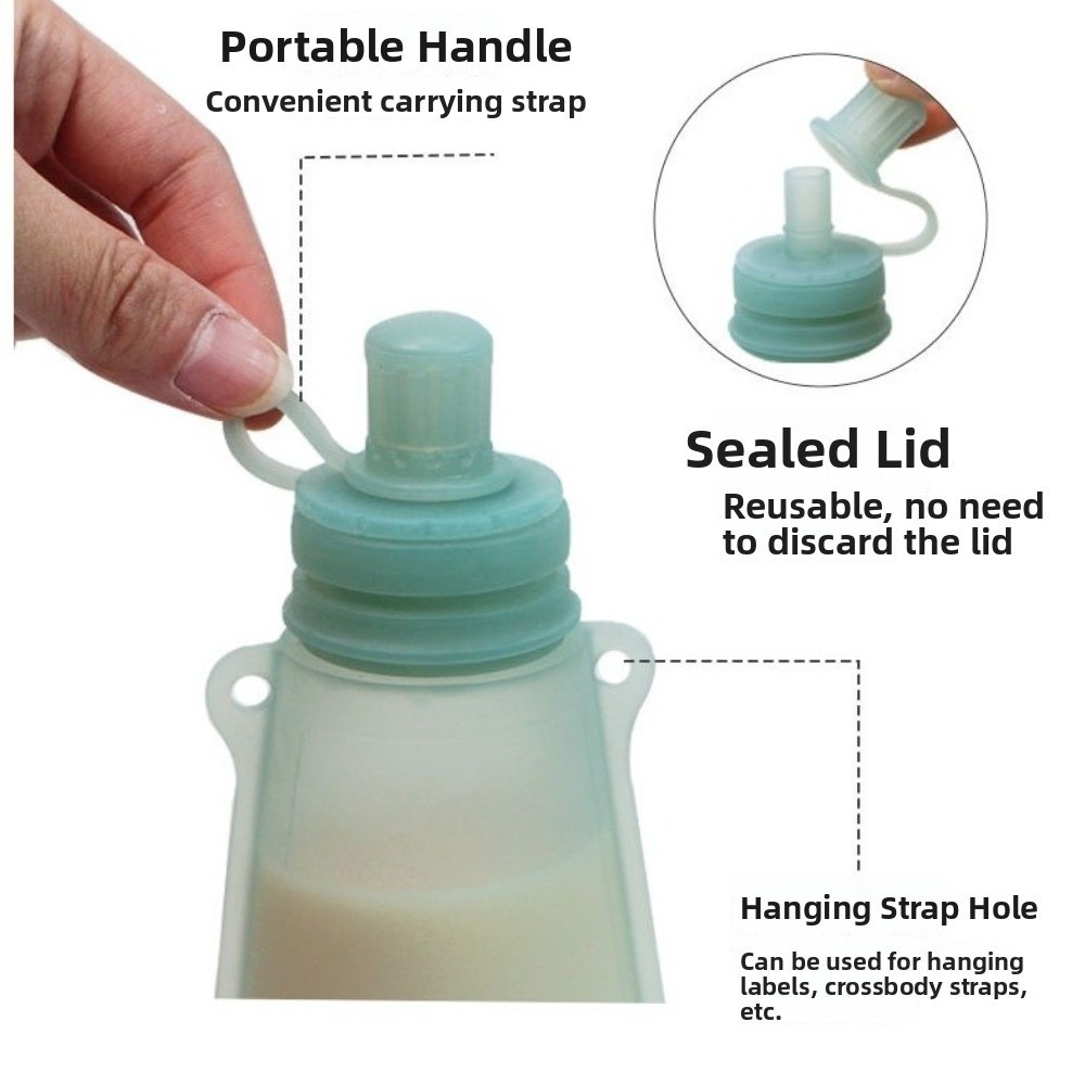 Saco de Silicone Reutilizável  - Baby Food Pouches Reusable avaliação e preço