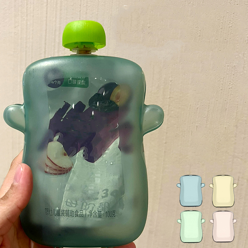 Recipiente reutilizável auto-a - Baby Food Pouches Reusable avaliação e preço